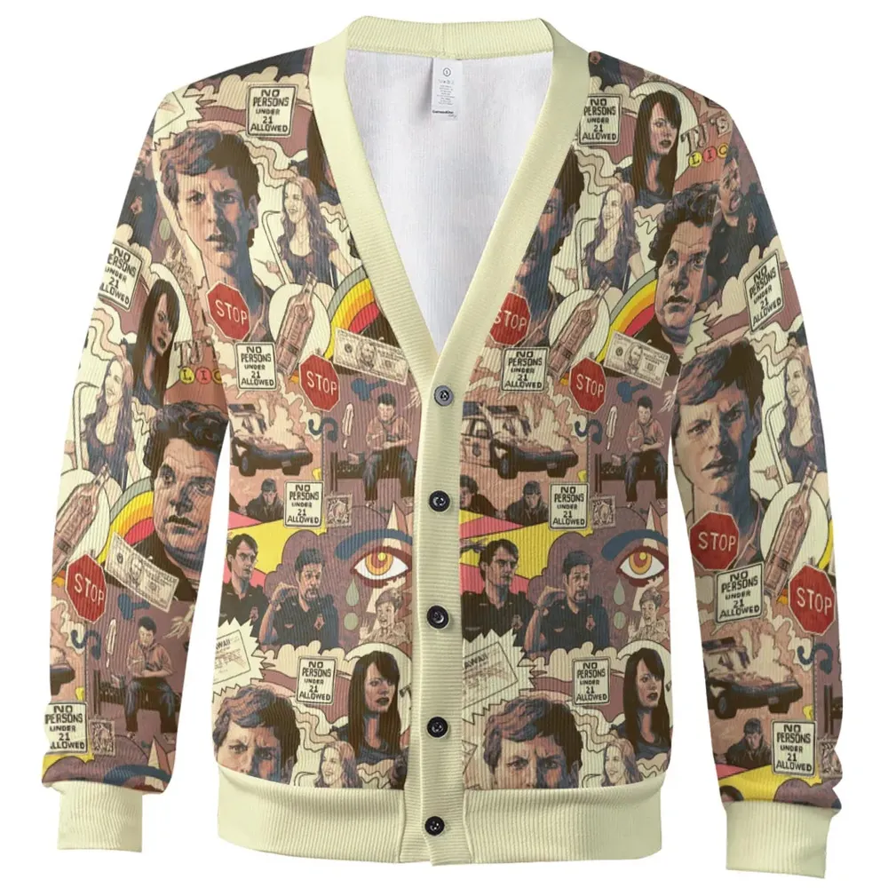 Retro Art Buddies Superbad Cardigan - 2