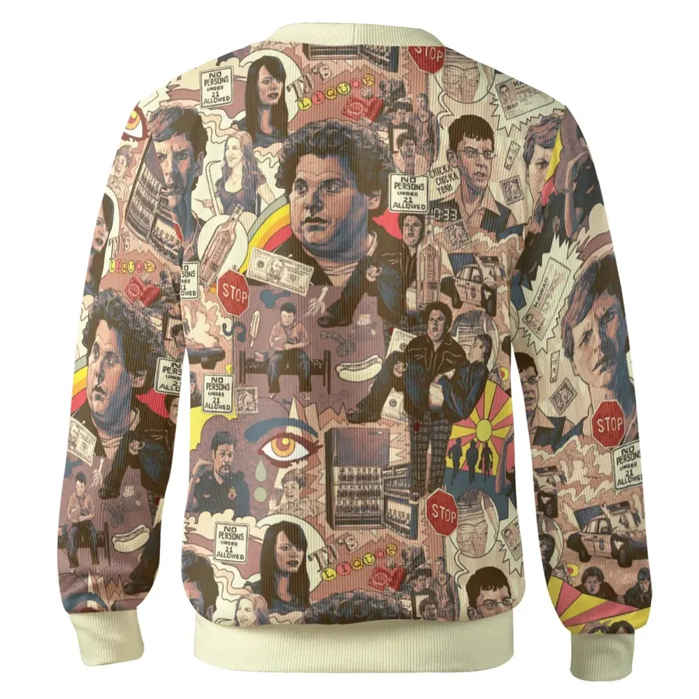 Retro Art Buddies Superbad Cardigan - 3