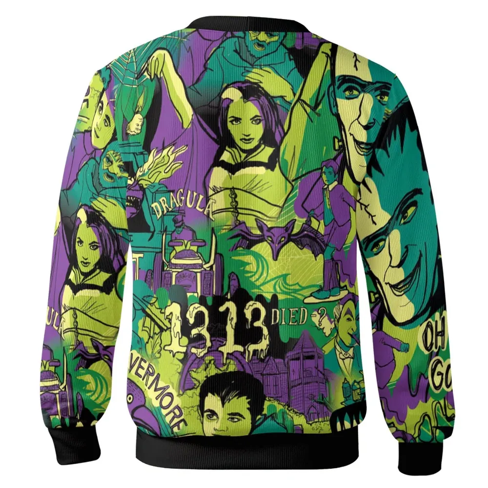 Oh Groovy Frankenstein Universal Horror Cardigan - 3