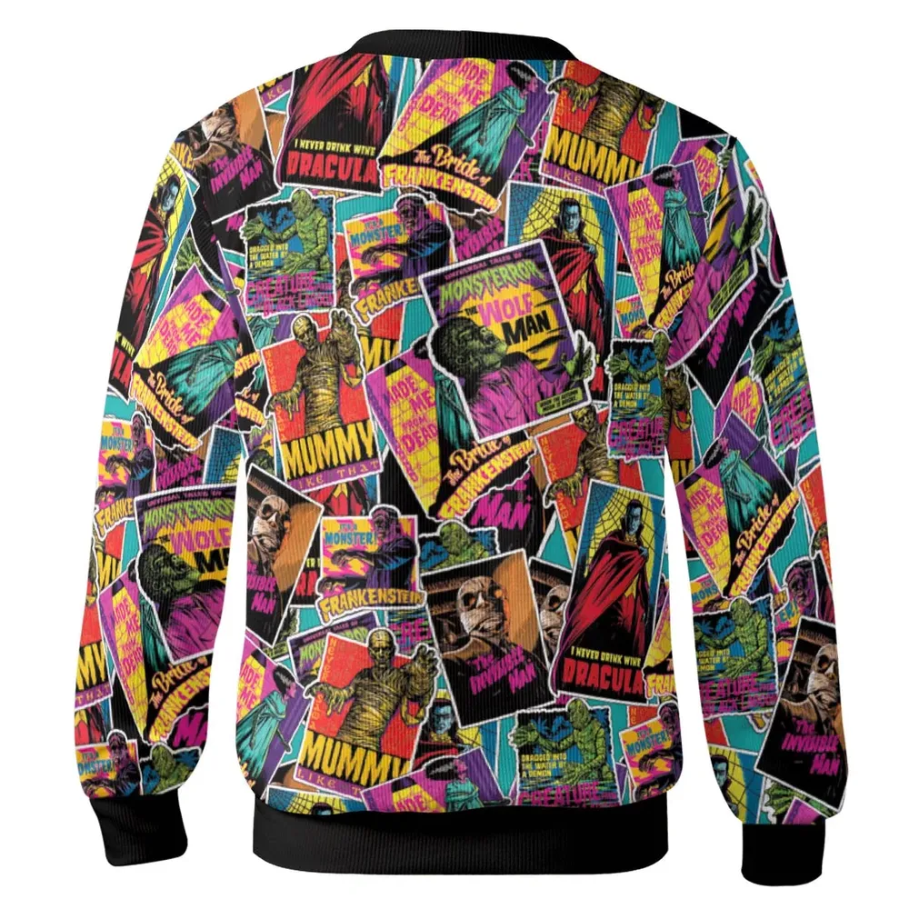 Multi Monster Pop Badges Cardigan - 3