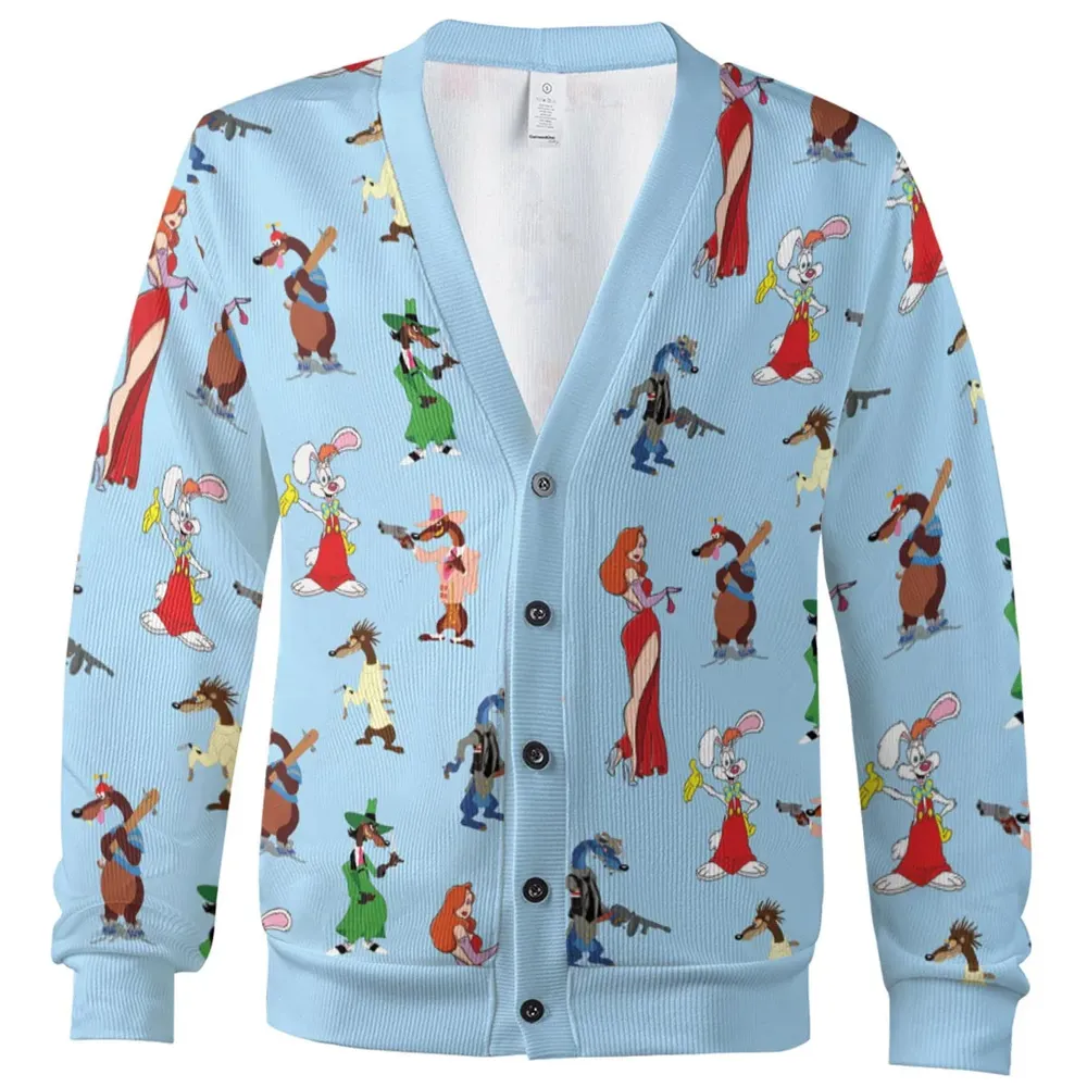 Roger Rabbit Jessica Rabbit The Weasels Who Framed Roger Rabbit Pocket Cardigan - 2