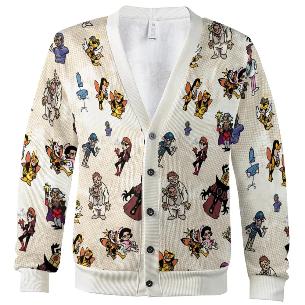 V Is For Venture The Venture Bros Villains Cardigan - 2