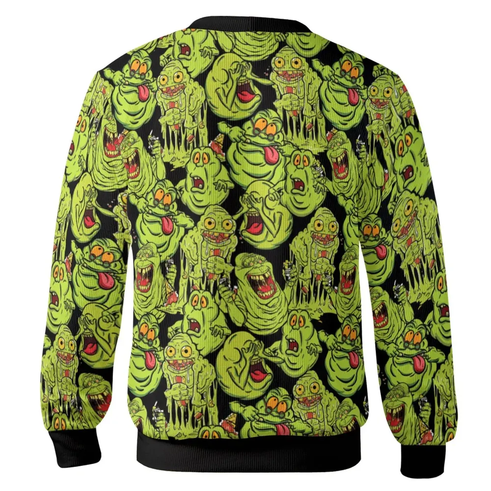 Funny Slimer Ghostbusters Cardigan - 3