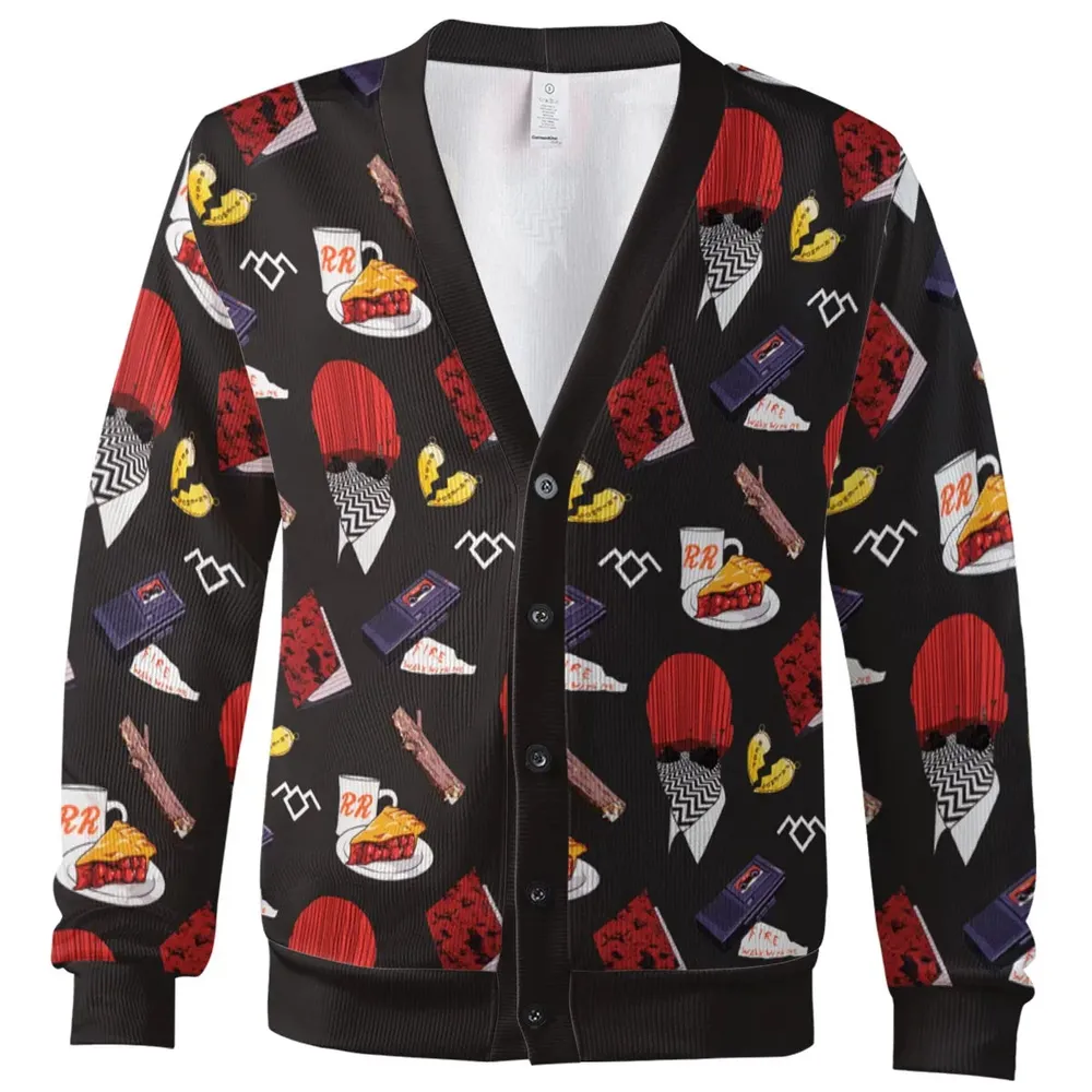Twin Peaks Pattern Cardigan - 2