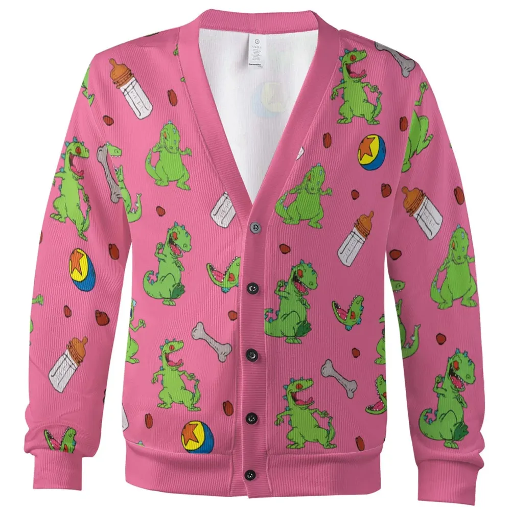 Rugrats Reptar Pattern Cardigan - 2