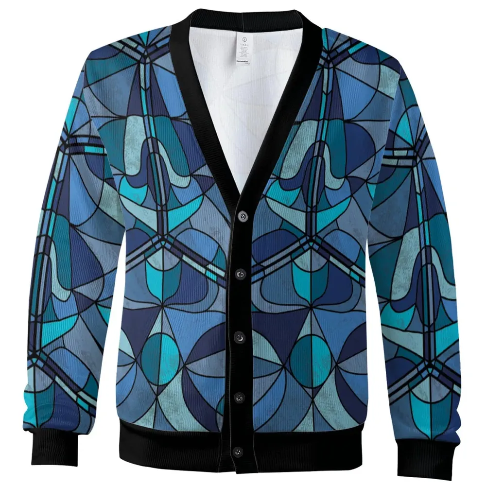 Stained Glass Monster RPG Cardigan - 2