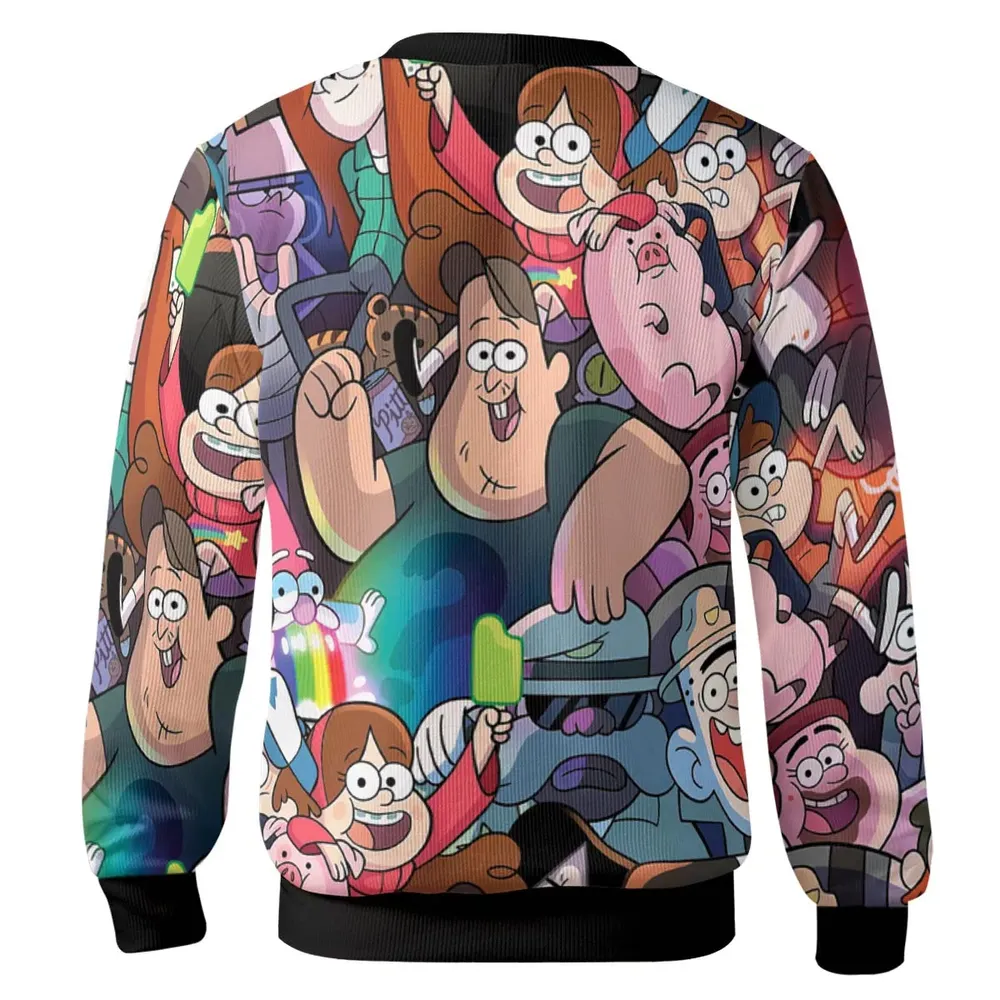 Gravity Falls Characters Pattern Cardigan - 3