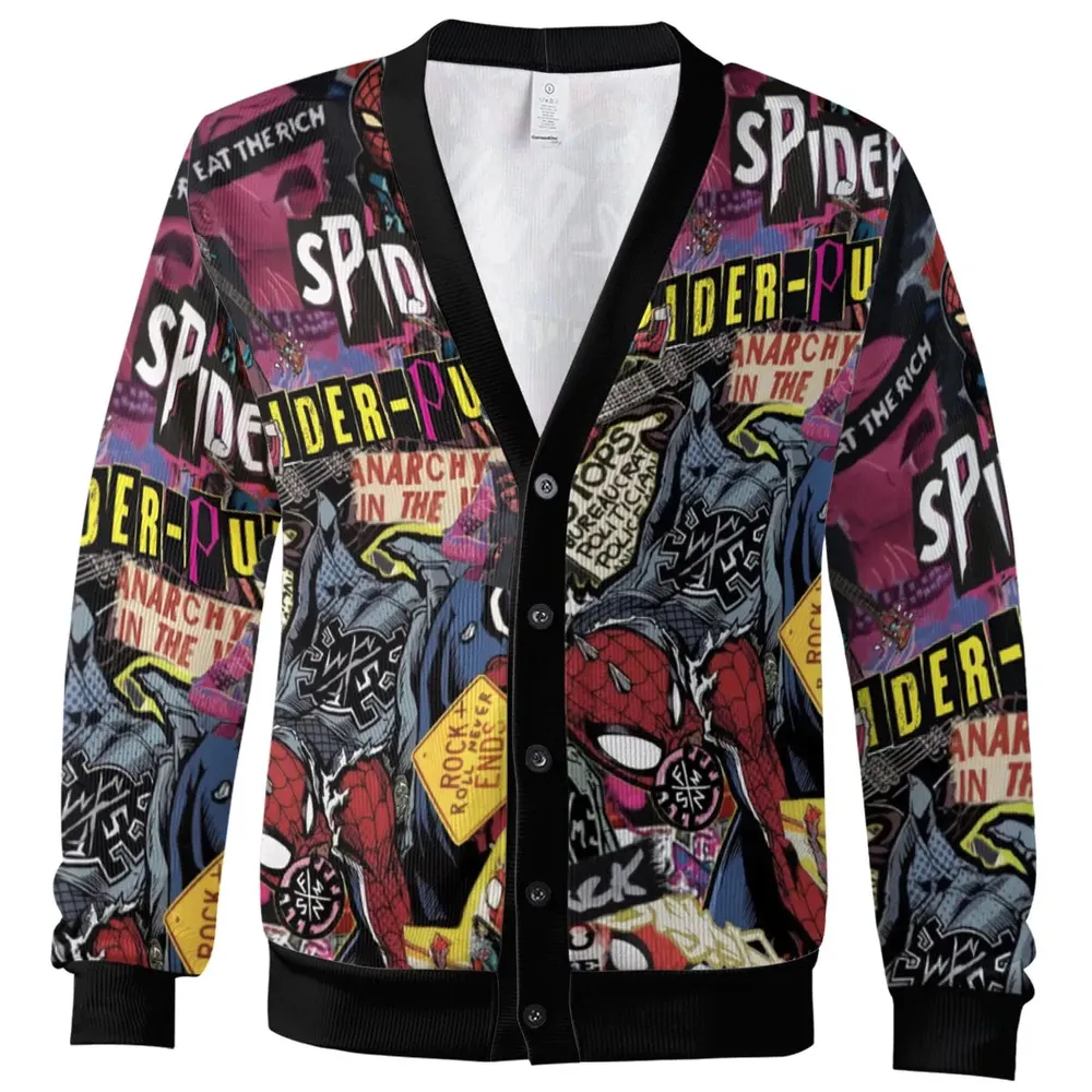 Spider-Punk Get Punked Across Spider-Verse Cardigan - 2