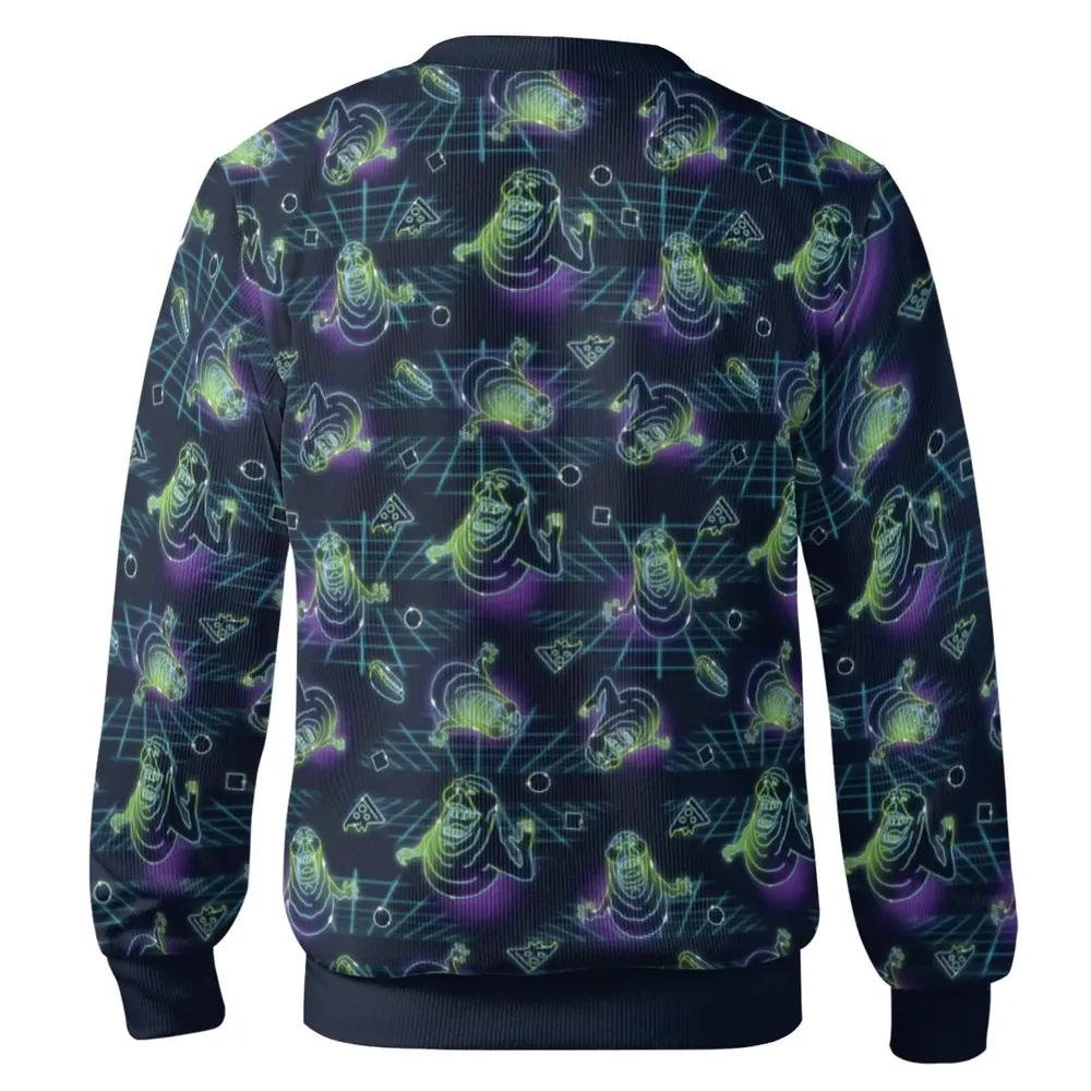 The Real Ghostbusters Slimer Classics Retro Cardigan - 3