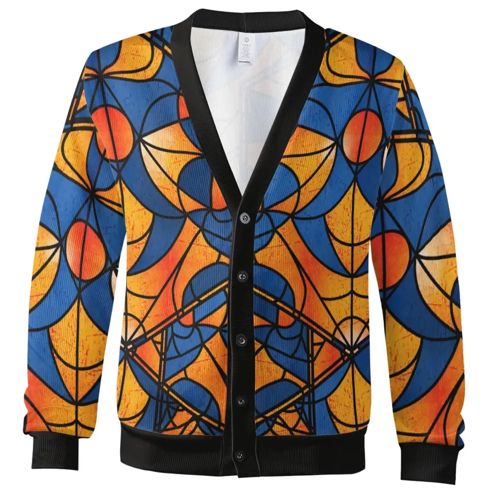 Stained Glass Star Trek Cardigan - 2