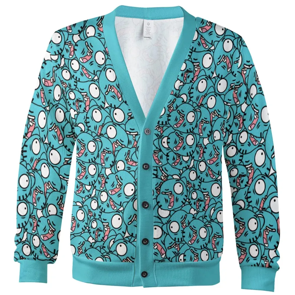 Gumball Watterson Pattern Cardigan - 2