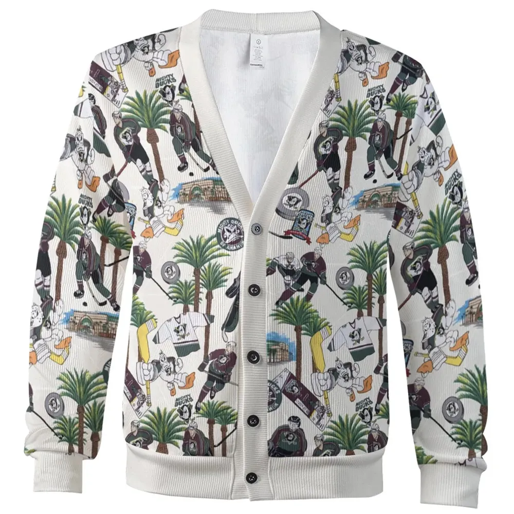 Hockey Mighty Ducks Players Cardigan - 2