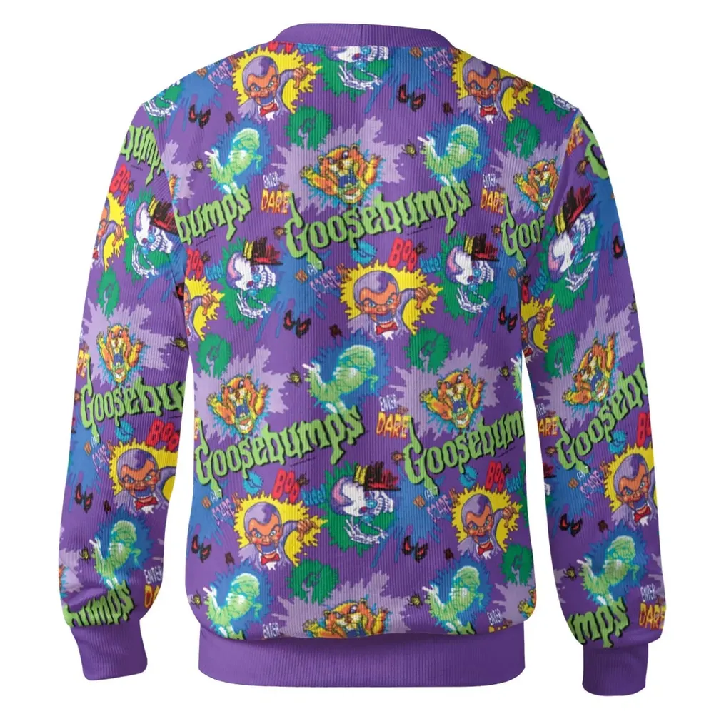 You Can't Scare Me Goosebumps Cardigan - 3