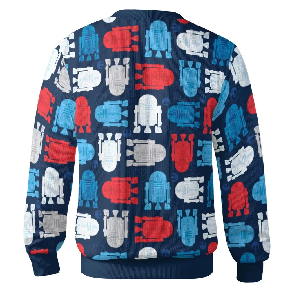 R2-D2 Star Wars 4th of July Pattern Cardigan - 3