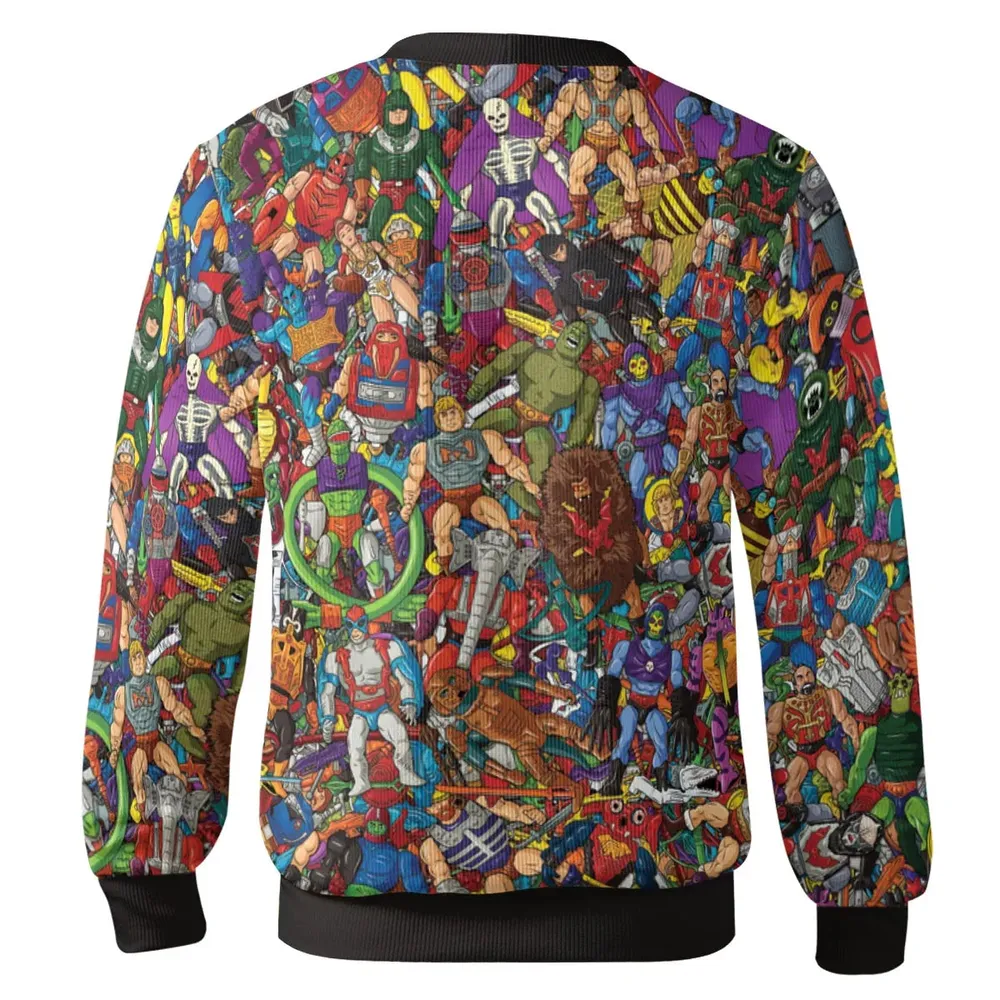MOTU's Characters Figure Pattern He-man and The Masters of The Universe Cardigan - 3