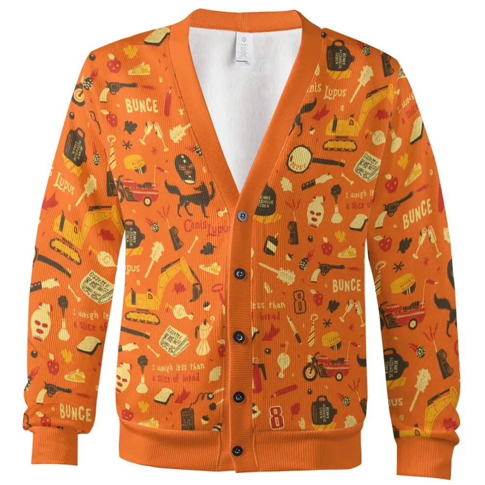 Fantastic Mr. Fox Pattern Cardigan - 2