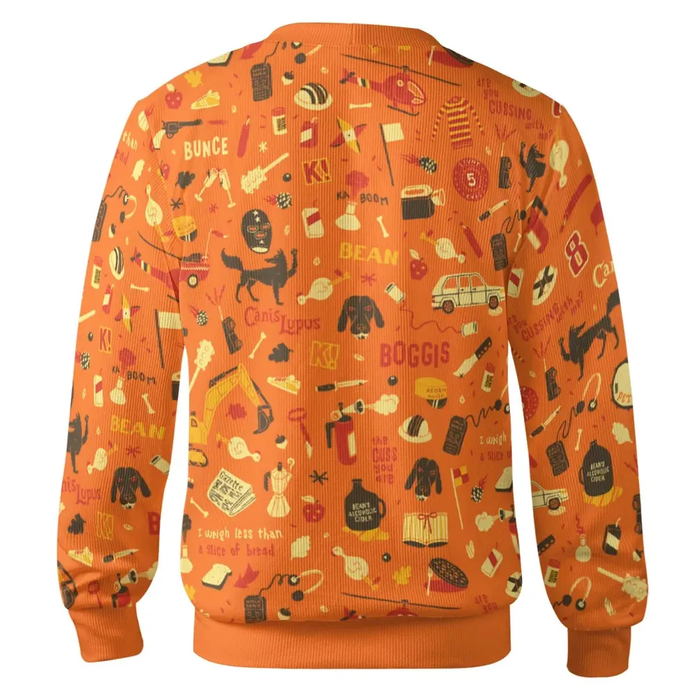 Fantastic Mr. Fox Pattern Cardigan - 3