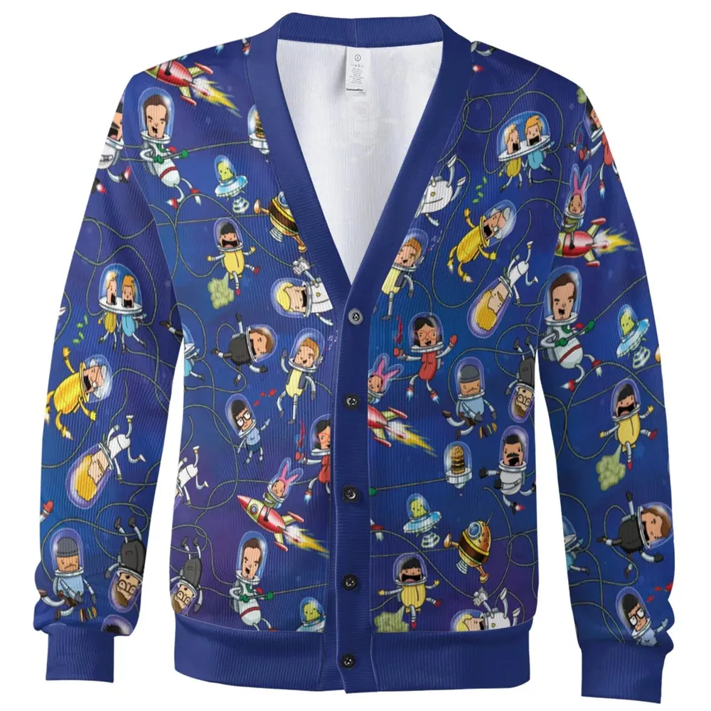 Outer Space Bob's Burgers Cardigan - 2