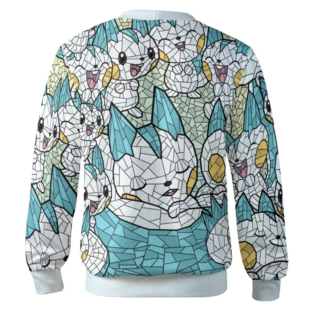 Pachirisu Stained Glass Pokemon Cardigan - 3