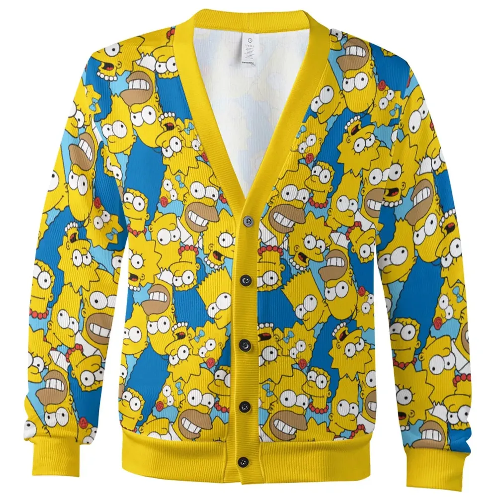 Head Toss The Simpson Characters Cardigan - 2