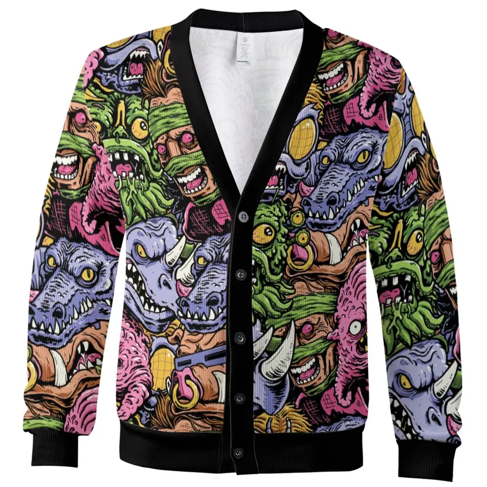 Nostalgic Villains Teenage Mutant Ninja Turtles Cardigan - 2