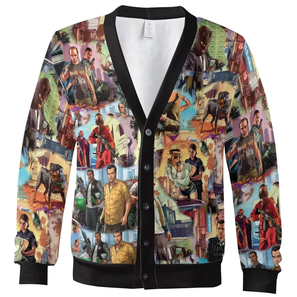 GTA Grand Theft Auto Scenes Cardigan - 2