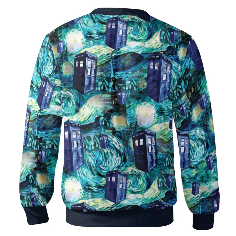 Tardis Starry Night Doctor Who Cardigan - 3