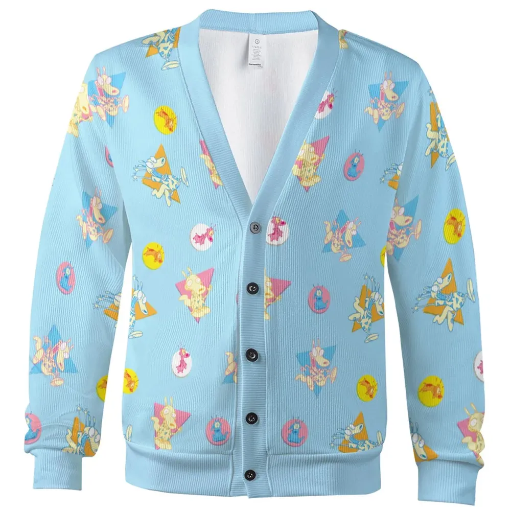Rocko and Spunky Pattern Rocko's Modern Life Cardigan - 2