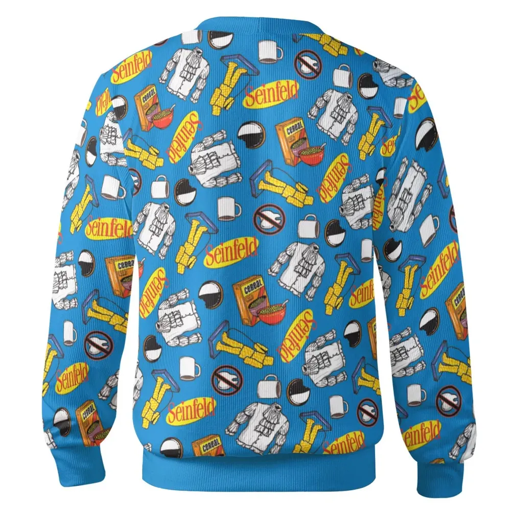 Jerry Seinfeld Comedian Pattern Cardigan - 3