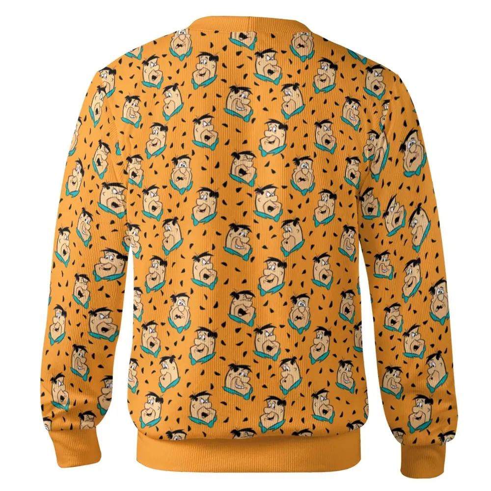 Fred Flintstone Expressions Pattern Cardigan - 3