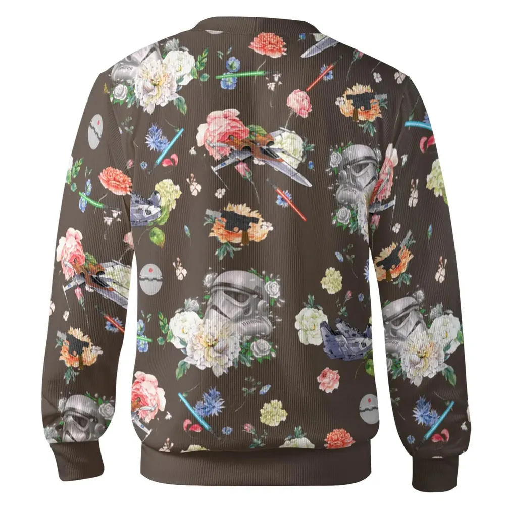 Stormtrooper Flower Vintage Pattern Cardigan - 3