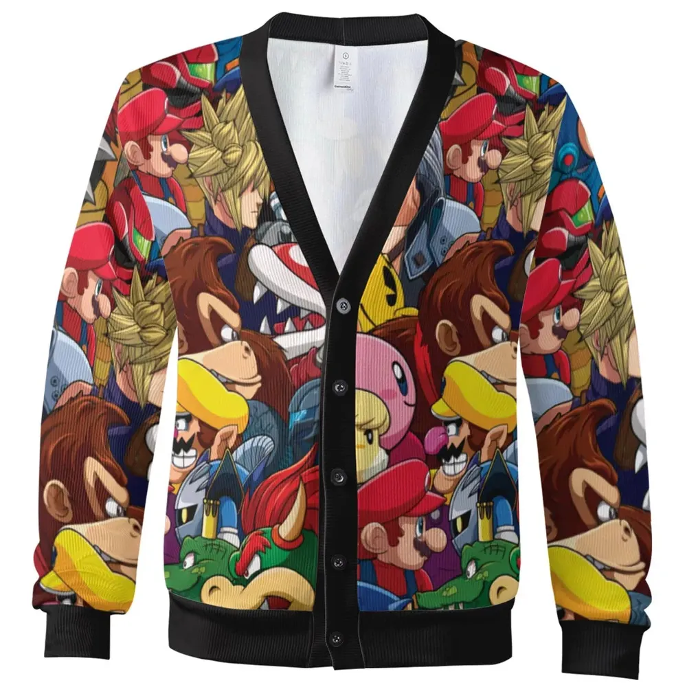 Smash Fight Super Smash Characters Cardigan - 2