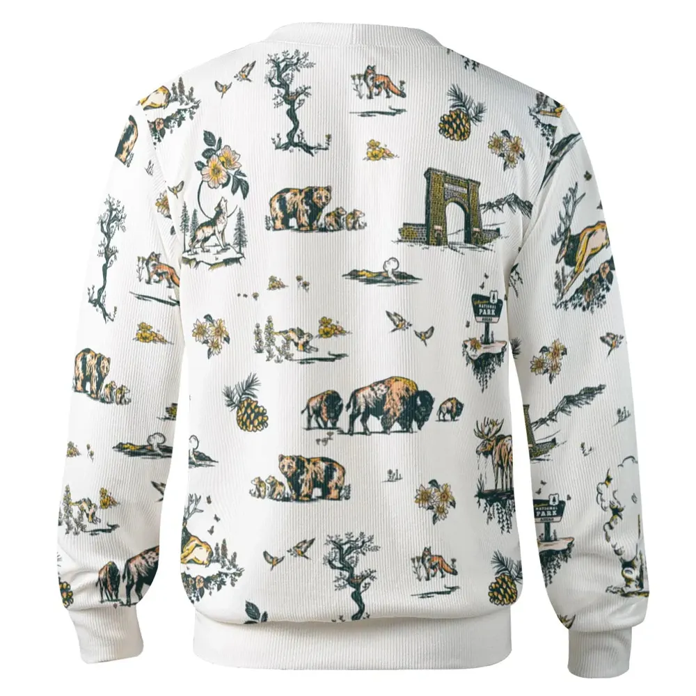 Yellowstone National Park Pattern Cardigan - 3