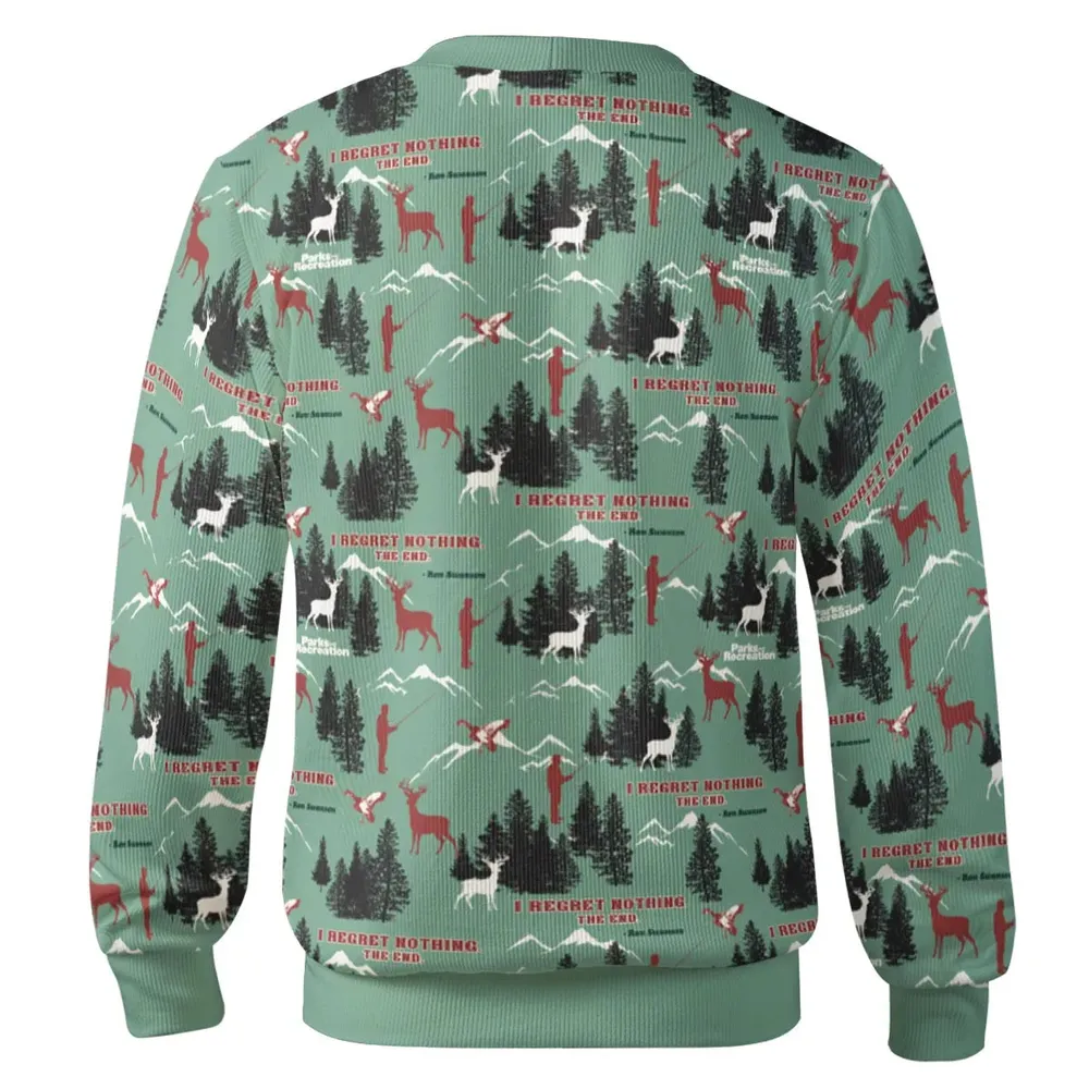 I Regret Nothing Park And Recreation Cardigan - 3