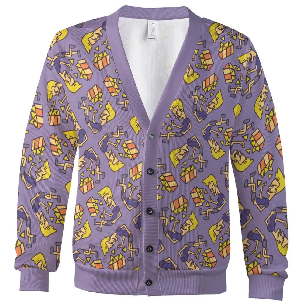 Nachos Rule Beavis and Butthead Cardigan - 2