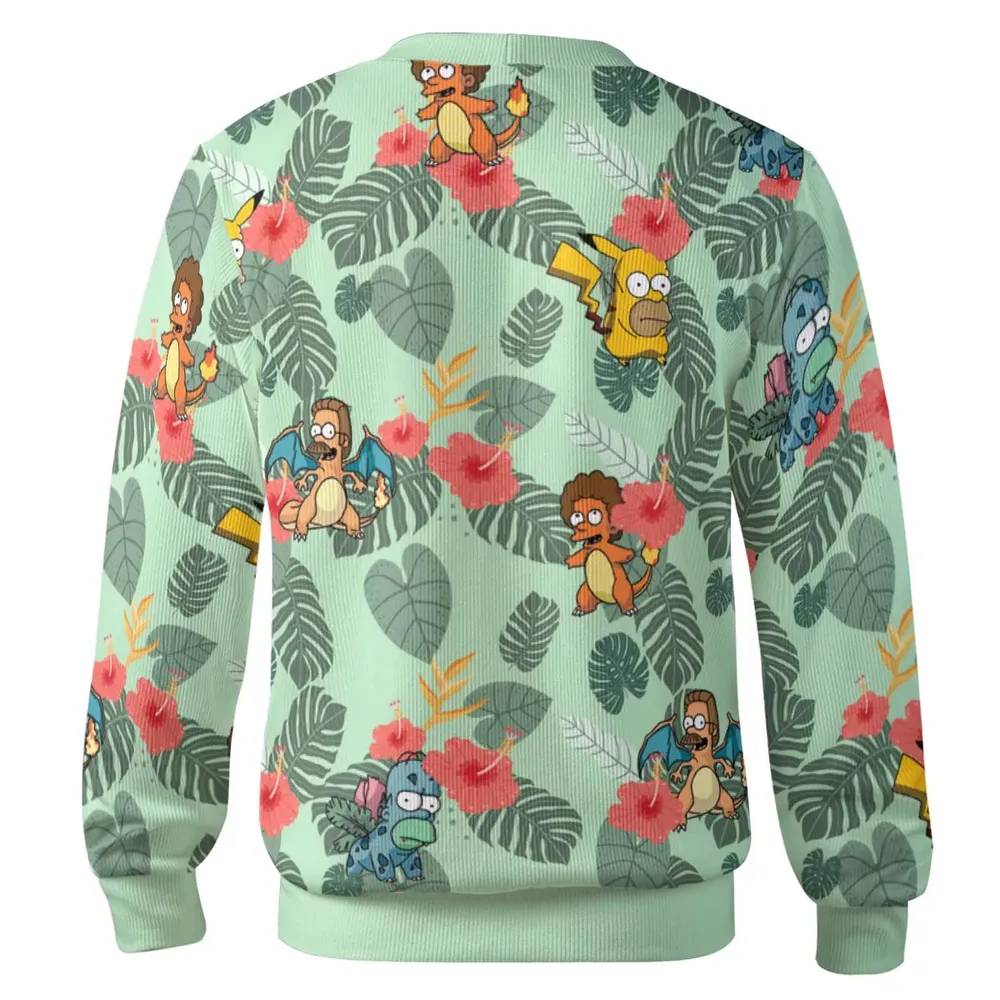 Simpsonmon The Simpsons Pokemon Mashup Cardigan - 3