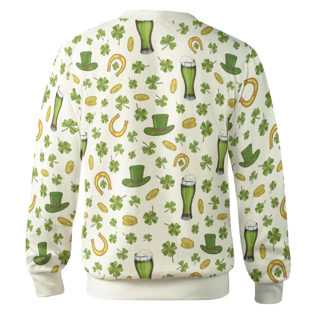 St.Patrick’s Day Pattern Cardigan - 3