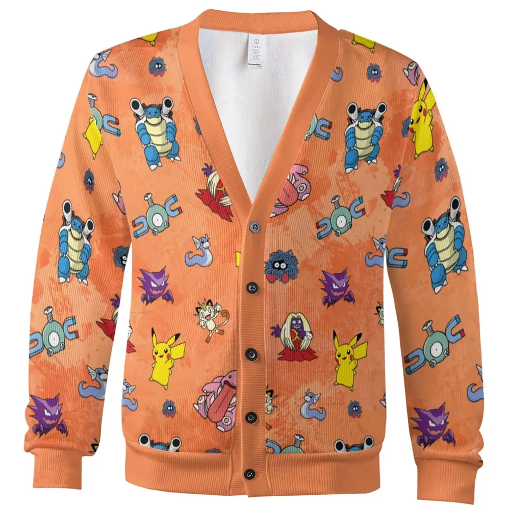 Pokemon Character Scatter Cardigan - 2