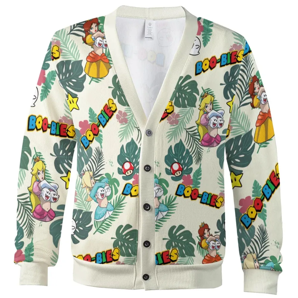 Super Mario Boo-Bies Pattern Cardigan - 2