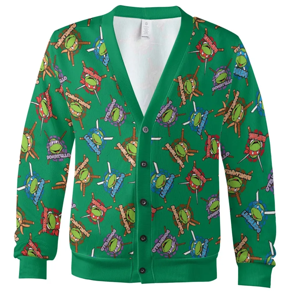 TMNT Characters Pattern Cardigan - 2