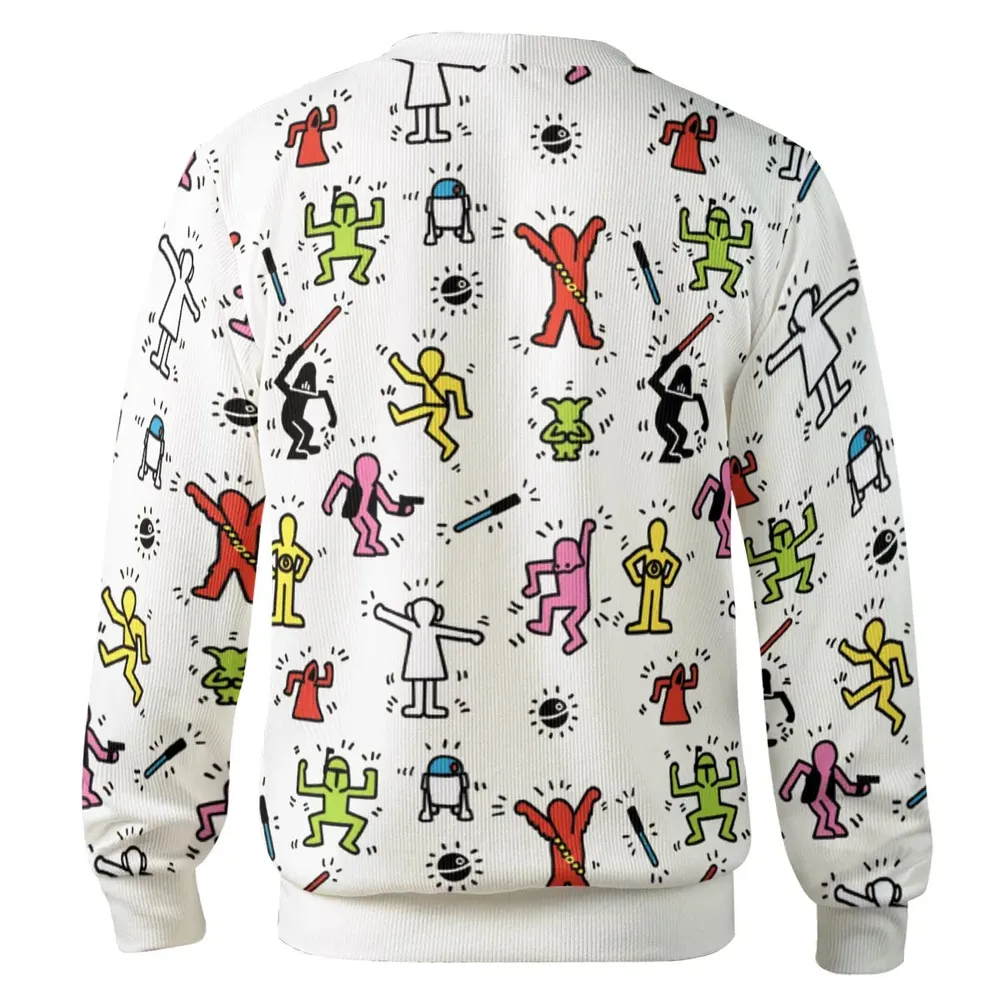 Pop Wars Star Wars Pop Art Pattern Cardigan - 3