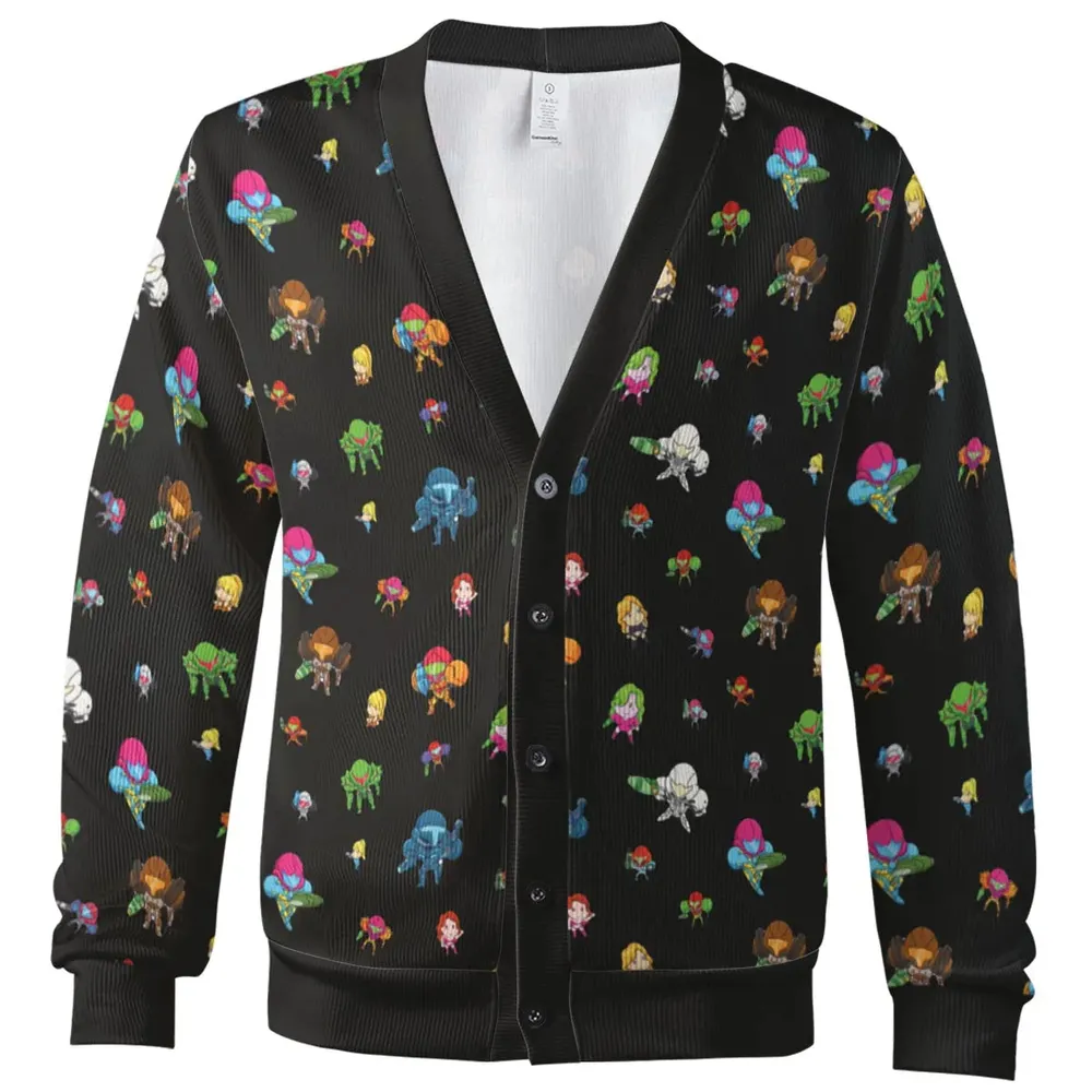 Metroid Pattern Cardigan - 2