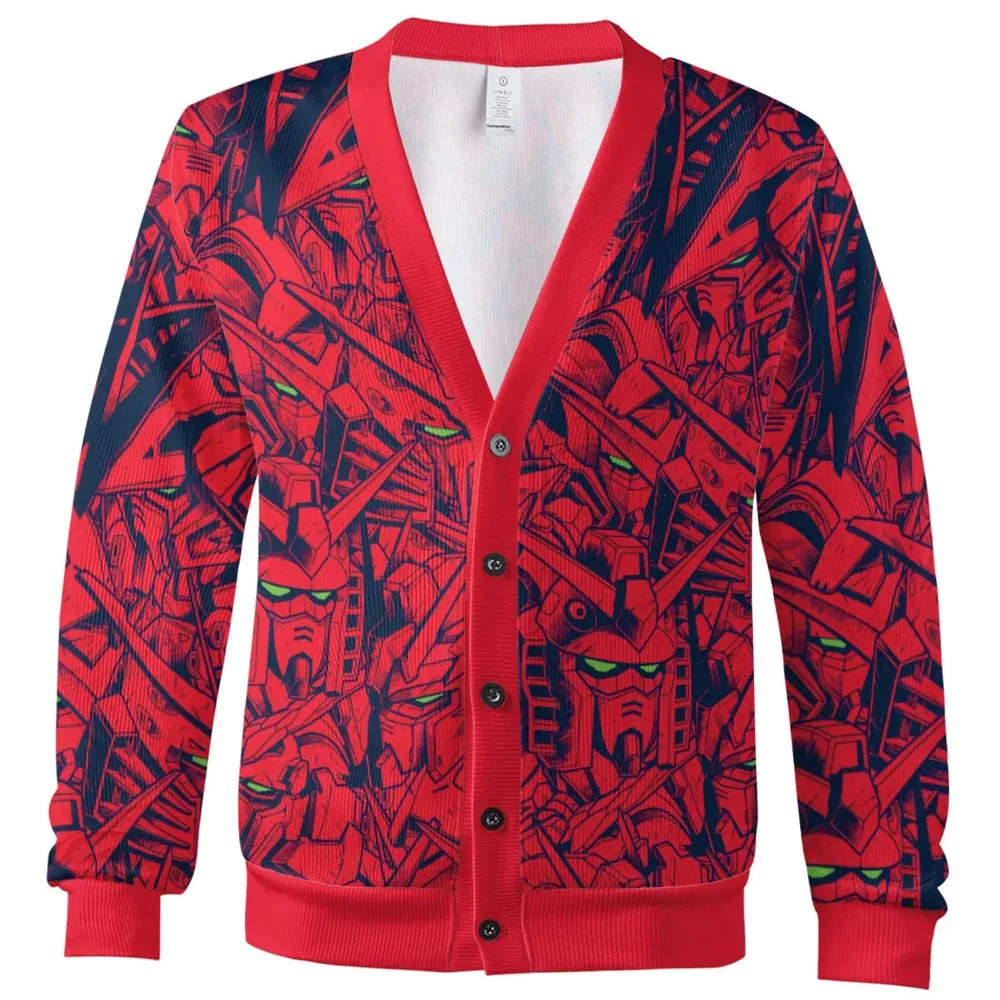 Gundam Camo Magenta Gundam Cardigan - 2