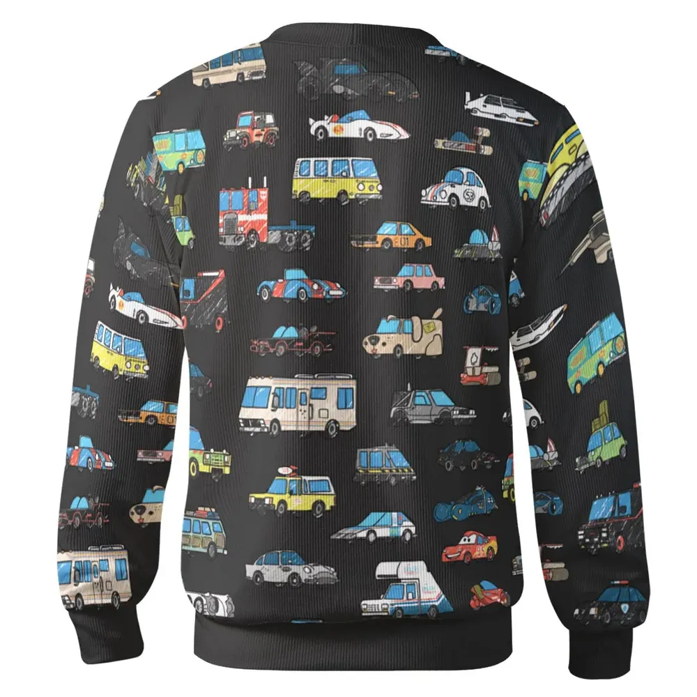 Movie Cars Pattern Cardigan - 3