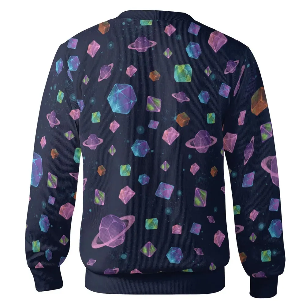 Galaxy Of Dices DnD Pattern Cardigan - 3