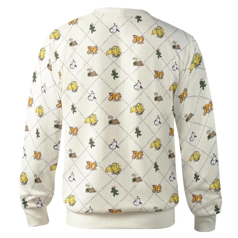 Final Fantasy Sleeping Creatures Pattern Cardigan - 3