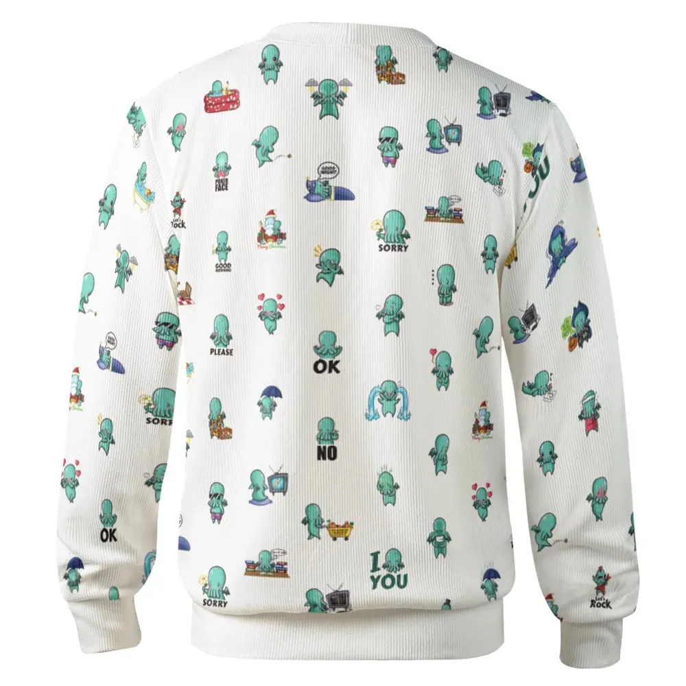 Kawai Cthulhu Pattern Cardigan - 3