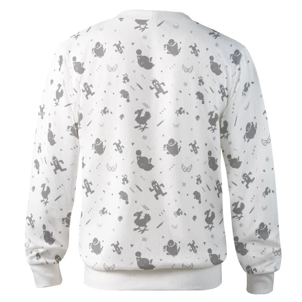 Final Fantasy Creatures Pattern Cardigan - 3