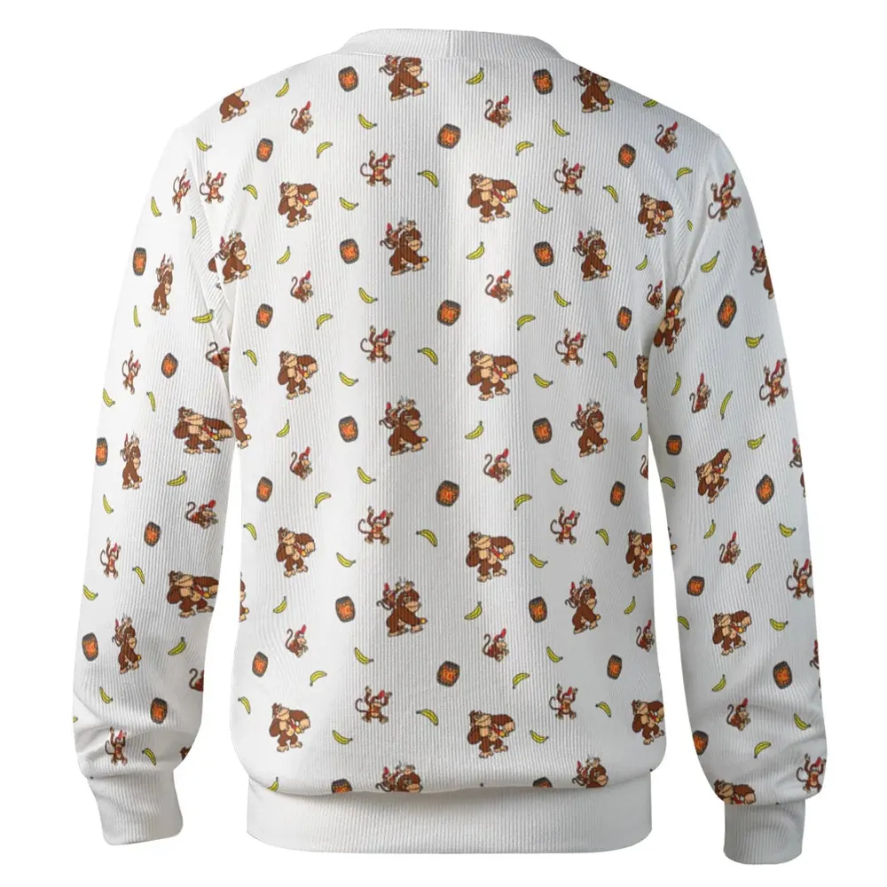 Nintendo Donkey Kong Characters Pattern Cardigan - 3