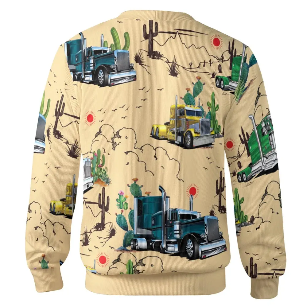 Peterbilt Semi Truck Pattern Cardigan - 3